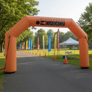 Portable Inflatable Start and Finish Line Arch Advertising Inflatable Archway for Sports Events