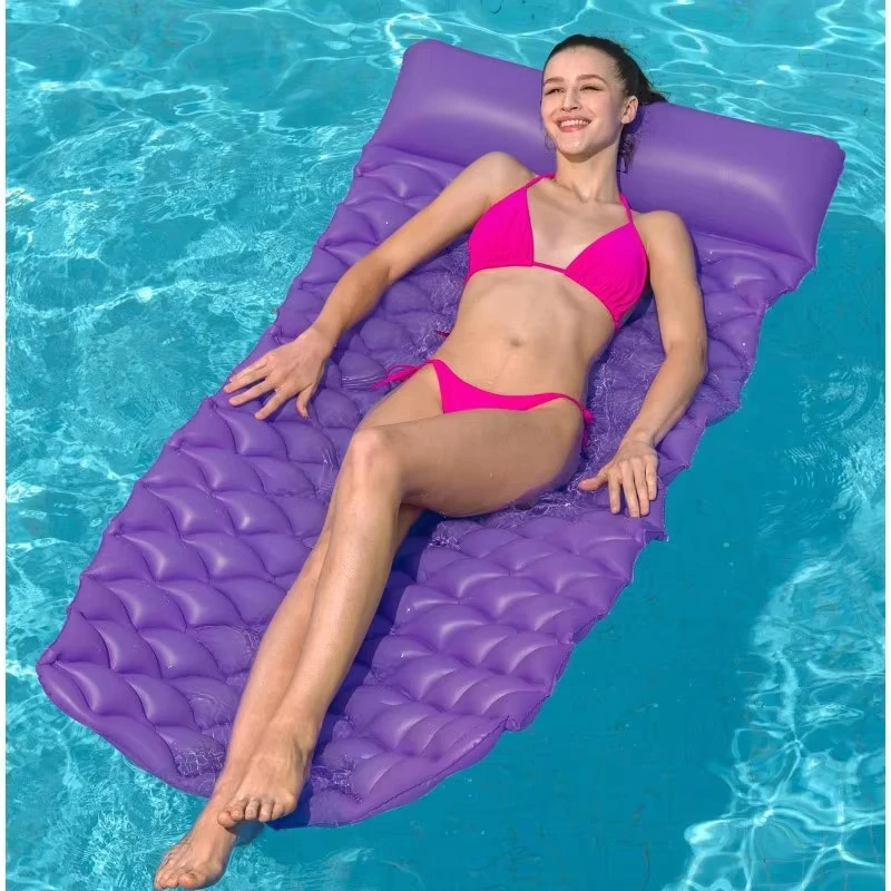 Kolam Renang Inflatable Mainan Portable, Kasur Udara Terapung