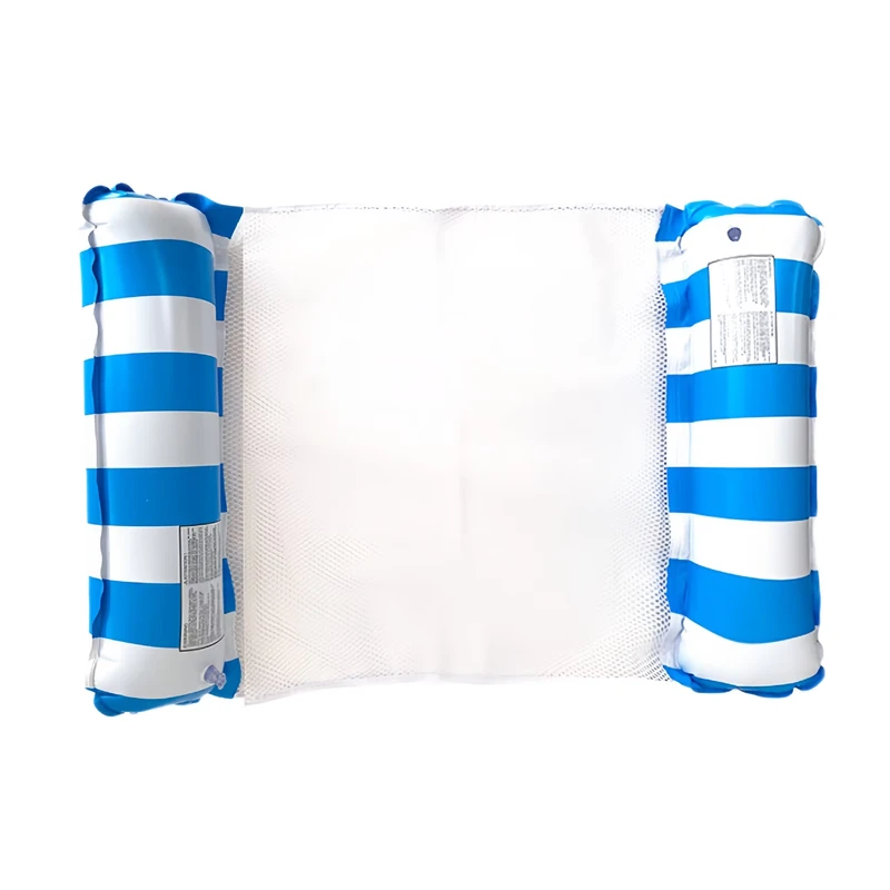 Amaca Gonfiabile Portatile per Acqua Letto Galleggiante Sedia Lounge da Piscina Float