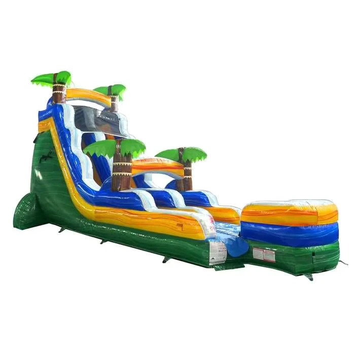 Portable Large Adult Commercial Inflatable Water Slide for Water Castles