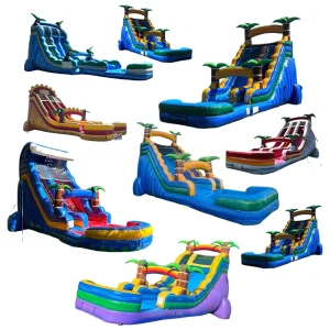 Portable Large Outdoor Inflatable Bouncer with Blower 0.55mm PVC Custom Color High Capacity for Commercial Playground Daycare