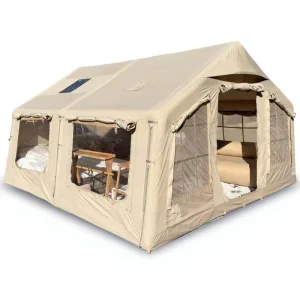 Portable Outdoor Air 2-10 Person Glamping House Travel Waterproof 4 Season Family Party Inflatable Camping Tent