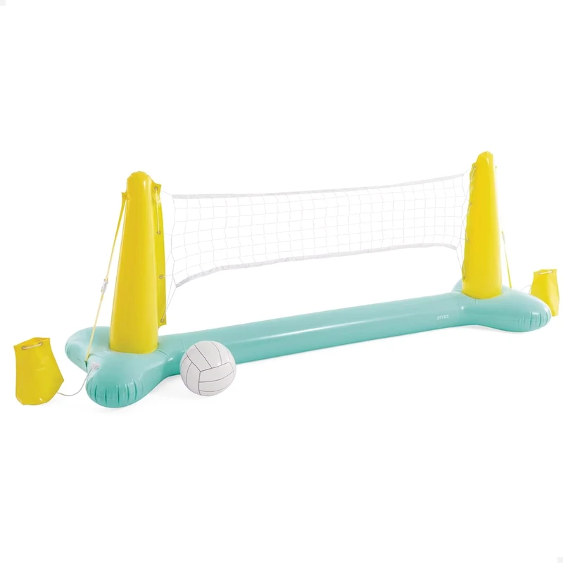 Porta Palla Gonfiabile per Sport Acquatici in PVC per Esterni Rete per Campo da Pallavolo Gonfiabile