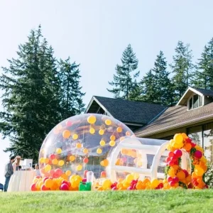 Tenda gonfiabile per feste all'aperto, castello gonfiabile, gioco a bolle, tenda gonfiabile, casa a bolle gonfiabile
