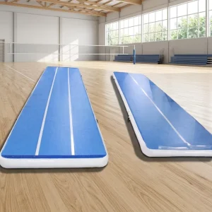 Portable PVC Inflatable Gymnastics Mats Tumble Air Track for Cheerleading with Pump