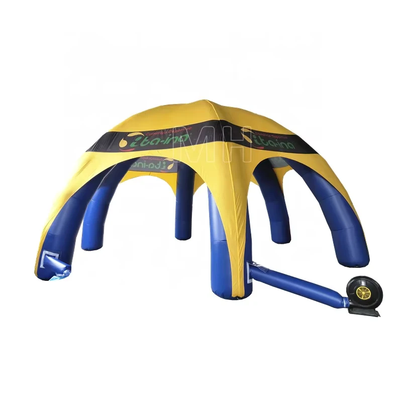 Tenda Dome Inflatable Octopus PVC Portabel, Tenda Iklan Acara Tahan Air