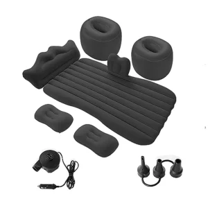 Portable Travel Inflatable Car Bed Customizable Air Mattress 6 Practical Accessories Car Beds Pillows Camping Mat Cushion