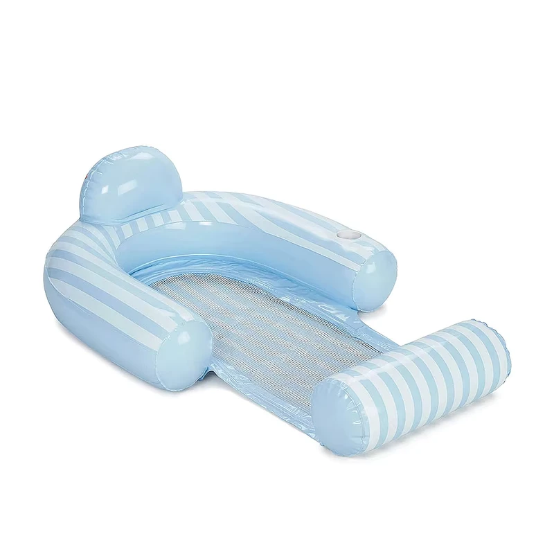 Hamaca de Água Portátil, Flutuador Inflável, Cadeira de Hamaca para Natação