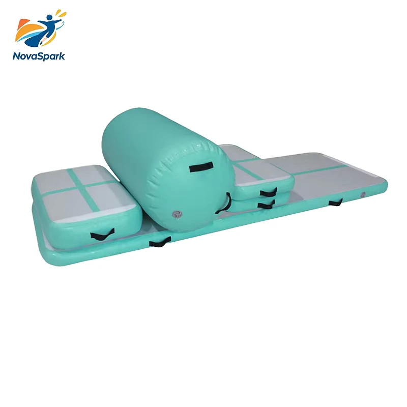 Tapis de gymnastique gonflable portable étanche, ensemble de formation, équipement d'exercice