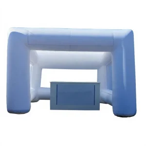Stand de Tente Rectangulaire Gonflable Portable Blanche pour Air Business