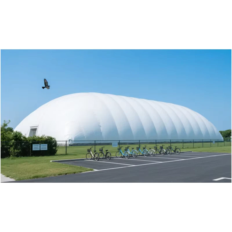 Dome d'Aria Pre-Assemblato per Uso Commerciale Negozio al Dettaglio e Edificio Gonfiabile con Porta in Vetro