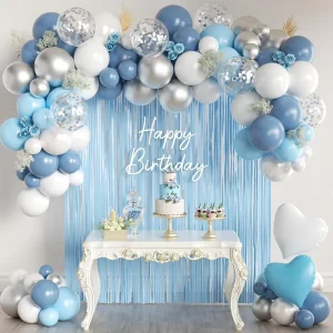 Premium Ballon Garland Set Eenvoudige Opstelling voor Gender Reveal Verjaardag Bruiloft Baby Shower Festival Decoratie