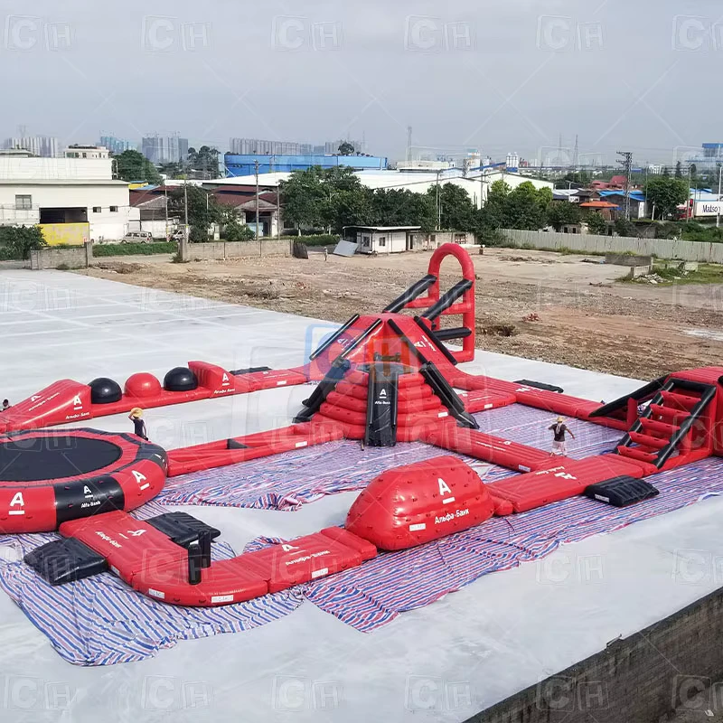 สวนสนุกน้ำพองลมพรีเมียมสำหรับฤดูร้อนในทะเลสาบ