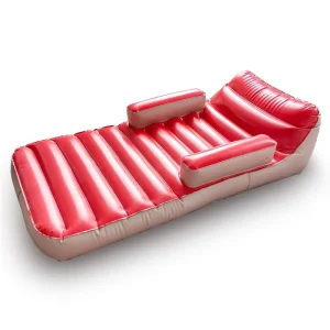 Sofa bơm hơi cao cấp với tay vịn van khí, ghế sofa bơm hơi di động cho cắm trại và phòng ngủ