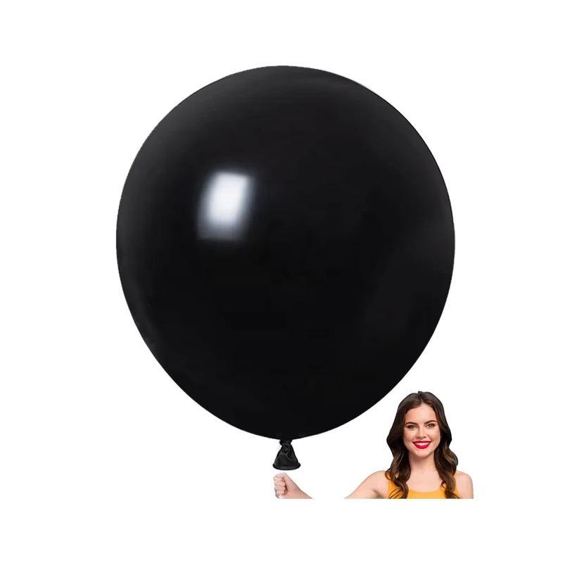 Balão de Látex Mate Grosso para Crianças, 18 polegadas, Feliz Ano Novo, Eid Mubarak, Chuva de Bebê, Carnaval