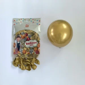 Premium Metallic Chrome Latex Inflatable Balloons 2.8g Printed for Valentine’s Day & Wedding Party Decorations