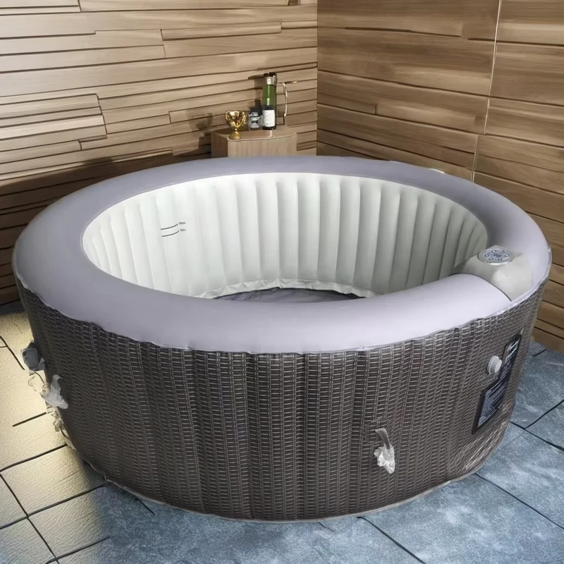 Tina de hidromasaje inflable premium para exteriores, accesorio de bañera de hielo, conjunto de piscina de burbujas