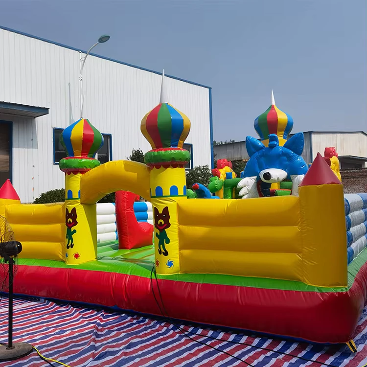 Hochwertige aufblasbare Hüpfburg, anpassbare Farben, das Lieblings-Trampolin-Schloss der Kinder für Sprungspaß