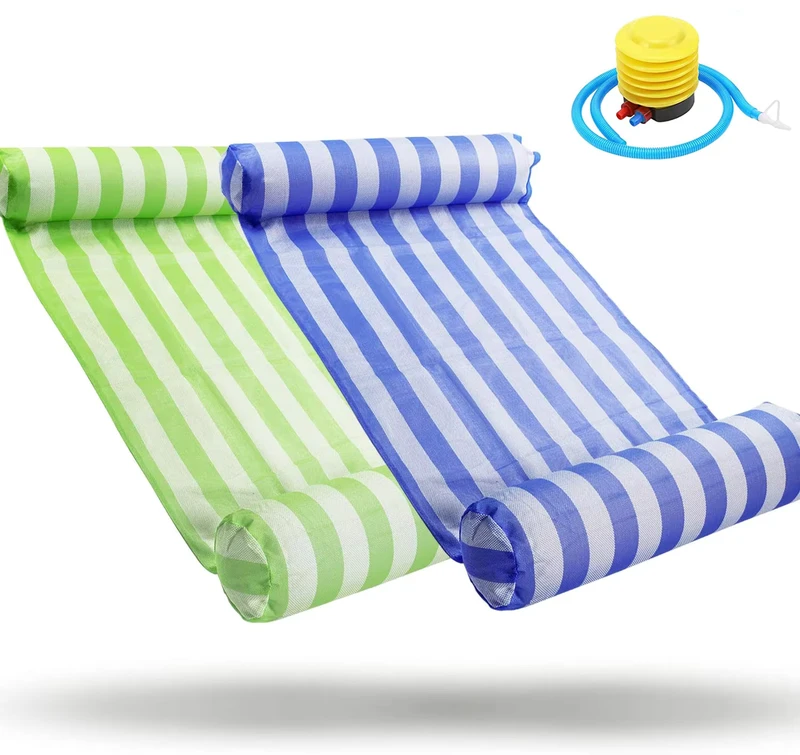 Premium Swimming Pool Inflatable Water Lounger Hammock for Adults and Children