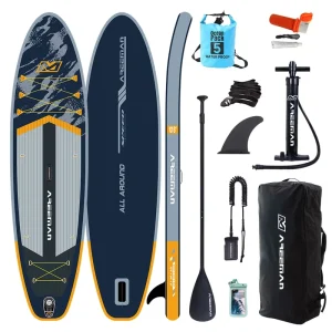 Premium Texture Inflatable Stand up Paddle Board 10’8″ Allround ISUP Surfboard Non Slip Deck OEM Paddleboard SUP