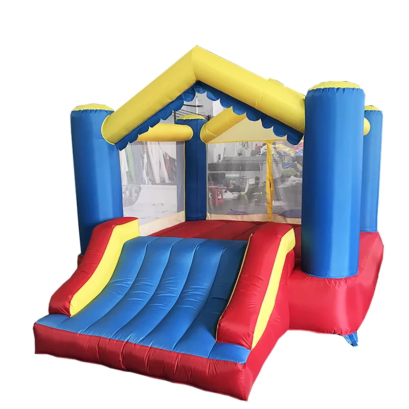 Preiswerter Kombi-Bouncer-Rutsche aufblasbares Kinder-Bouncing Castle aus PVC, 2x3x2,4 m, individuelles Logo & Farbe