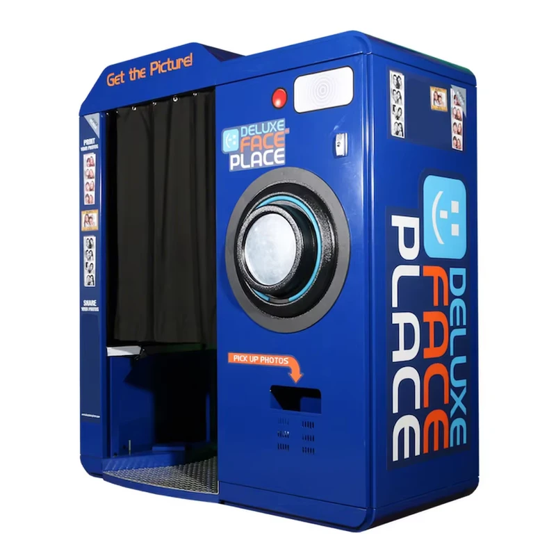 プリンターフレーム シェル ボックス フェイス プレース シーン タッチスクリーン 自販機 セルフィーステーション フォトブース 自販機フォトブース