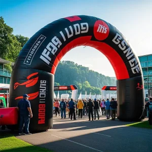 Printing Custom Inflatable Arch Oxford Start Finish Line Goal Line Inflatable Arch for Marathon Race Outdoor Advertising