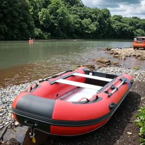 Professional 5 6 Person Inflatable Rowing Boat with Air Deck Floor and Folding Stable PVC Rubber Kayak for Fishing