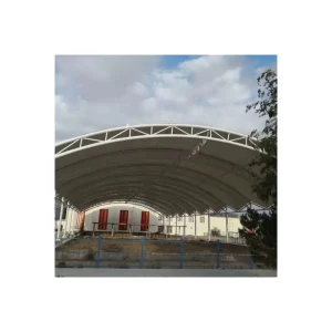 Professionele Garantie PVDF Stof Spanning Membrane Structuur Dakbedekking voor Landschaps Inflatable Structuur