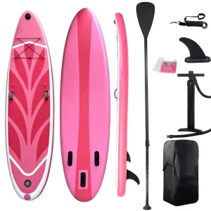 Professional Customization Water Play Equipment Surfing Pink SUP ISUP Inflatable Surfboard Stand up Paddle Board