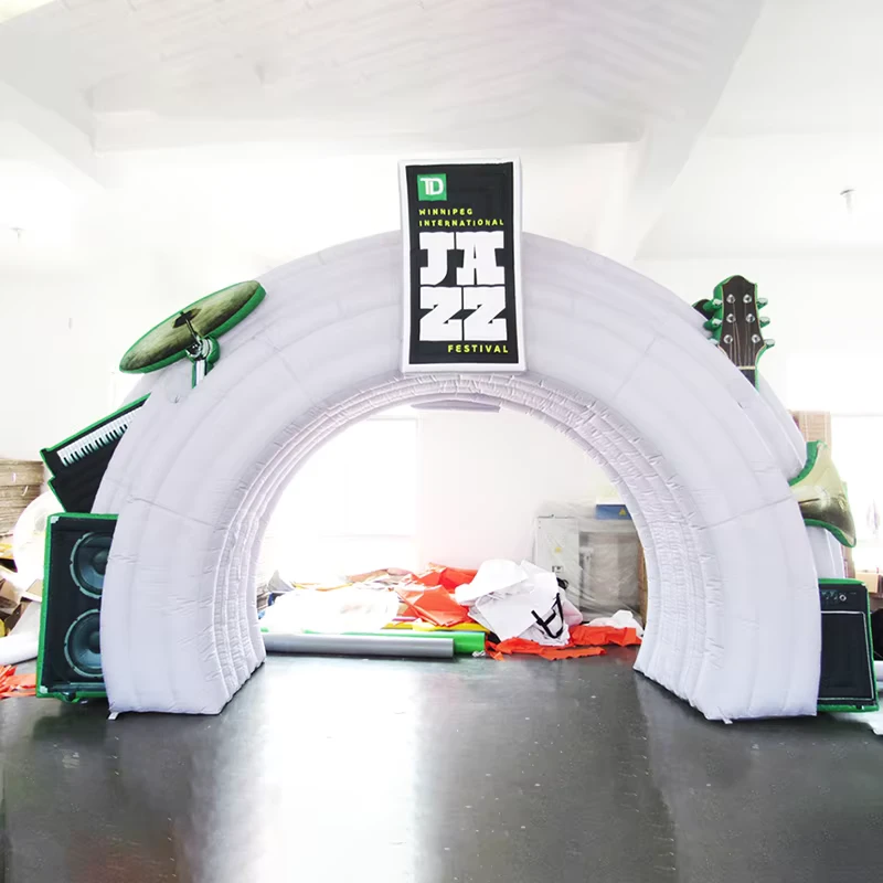 Arco Inflável para Eventos Profissionais, Decoração Personalizada, Arco Inflável Gigante de Entrada