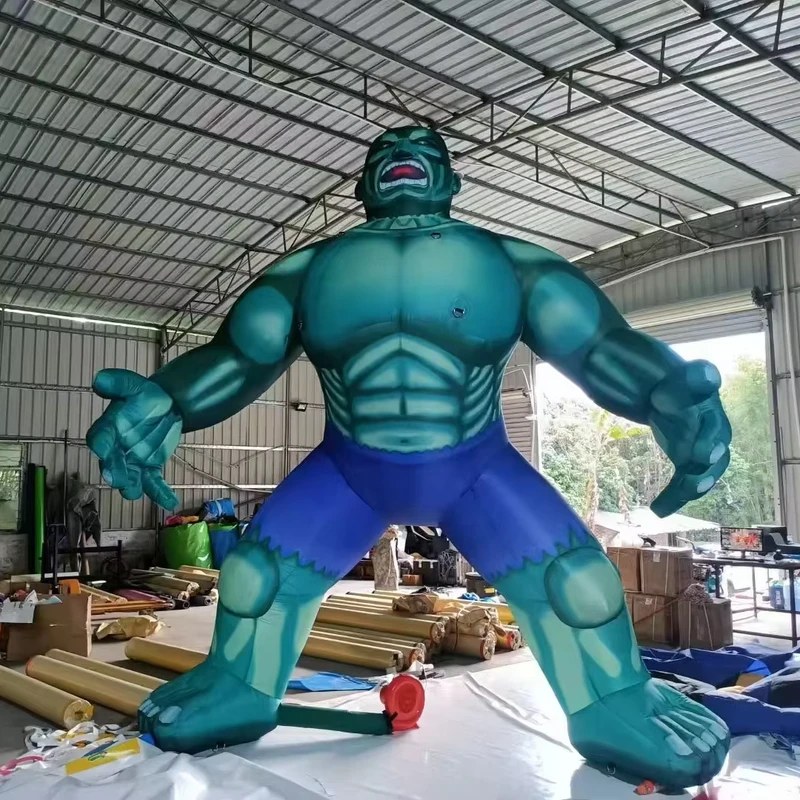 Professionele Fabriek Grote Reclame Model Aangepaste Reusachtige Opblaasbare Hulk Cartoon Ballon voor Buiten Evenementdecoratie