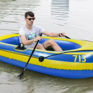Kayak Gonfiabile Professionale in PVC con Design Stabile per Pescatori e Appassionati
