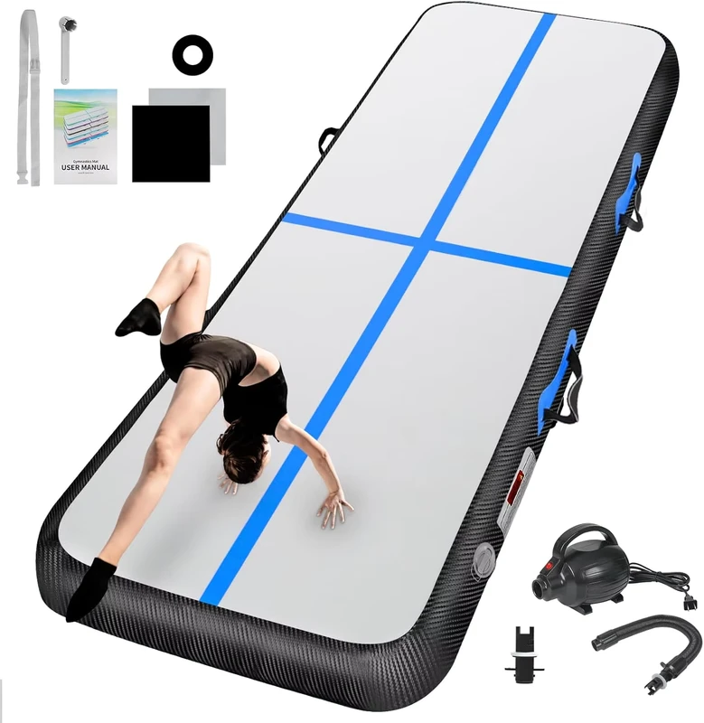 Professionelle aufblasbare Luftbahn Tumbling-Matte Drop-Stitch Gymnastik Trainingsbahn mit Pumpe