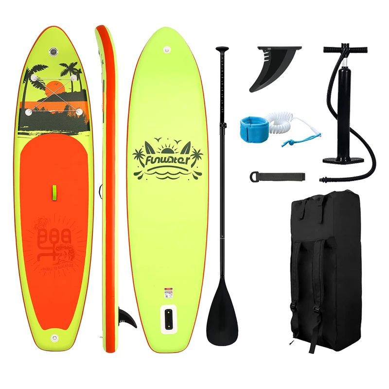 Planche de paddle gonflable professionnelle, antidérapante, pour le surf, le ski nautique, le canoë sur lac et rivière