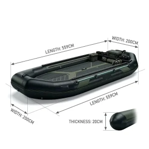 Professional Multi Purpose Big Board Fishing Rescue Adventure High Pressure Inflatable Kayak Drop Stitch Boat