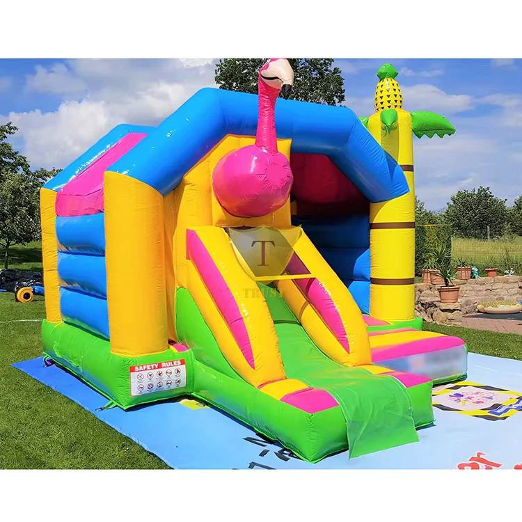 Nhà nhảy nhỏ cho trẻ em in kỹ thuật số PVC chuyên nghiệp, lâu đài nhảy hơi