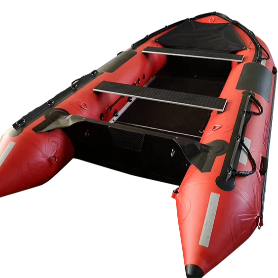 Professional Rescue Inflatable Boats with Aluminum Foldable Hull