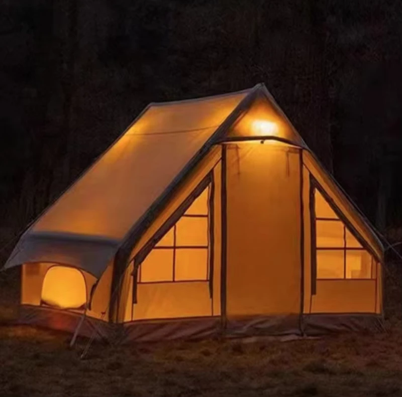 Promotion 2*3m Camping Air Tent 420D Oxford Canvas Bubble House Inflatable Tent