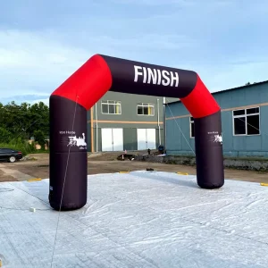 Promotion Giant Inflatable Advertising Arch Custom Blow up Arch Beveled Inflatable Finish Line Arch