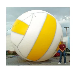 Promotional Advertising Event Decorations Inflatable Ball 2 Meter Customized Inflatable Giant Volleyball Model
