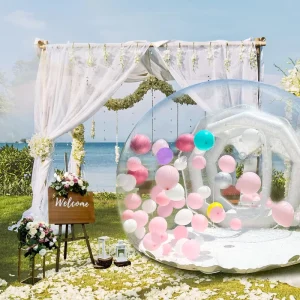 Prompt Shipment Processing 10ft-3m Kids Jumping Base Round Tent Inflatable Bubble Bouncy for Wedding