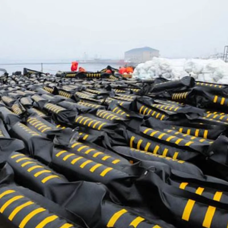 Beschermingsolie Barrière Fence Rubber Opblaasbare Spill Containment Boom