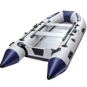 PVC Opblaasbare Boot Aluminium Vloer Rubber Dinghy Opblaasbare Roeiboot Visboot
