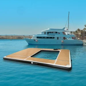 PVC-Schwimmbadplattform, aufblasbare Floats, Bootsanleger