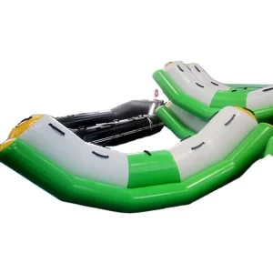 Quality Assurance Inflatables Water Games Customized Double Tubes Inflatable Water Seesaw