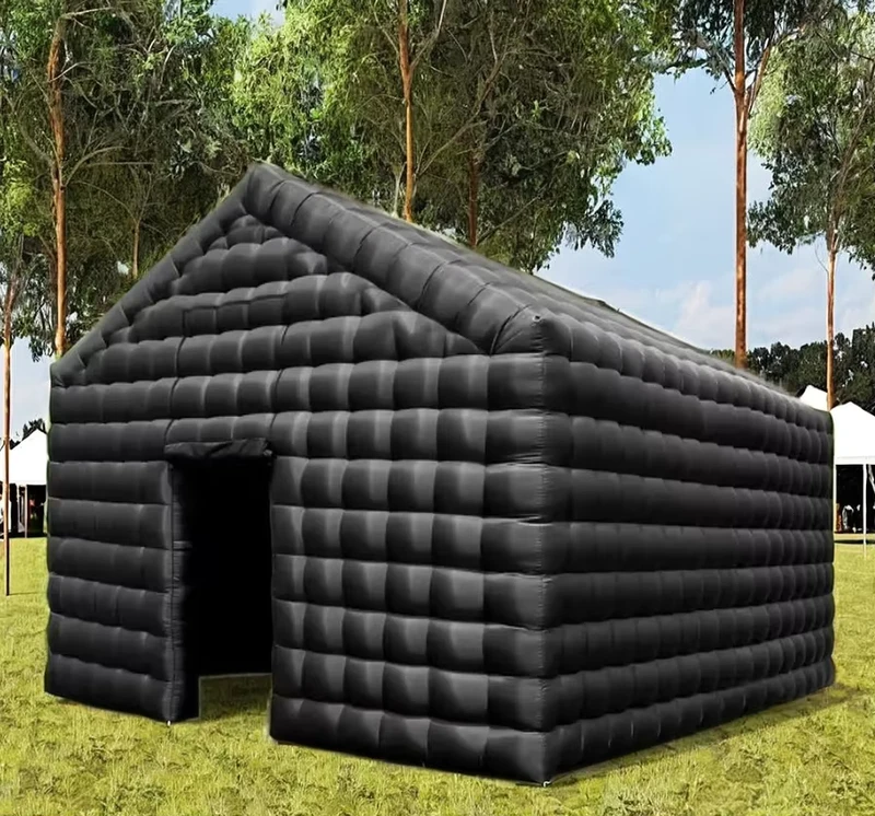 Tente de fête gonflable à gonflage rapide avec pompe électrique et tapis de sol imperméable pour festivals