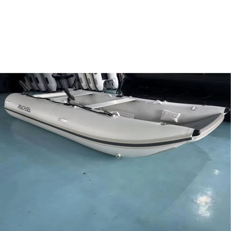 REACHSEA Perahu PVC Inflatable 330cm, Katamaran Inflatable Berlayar