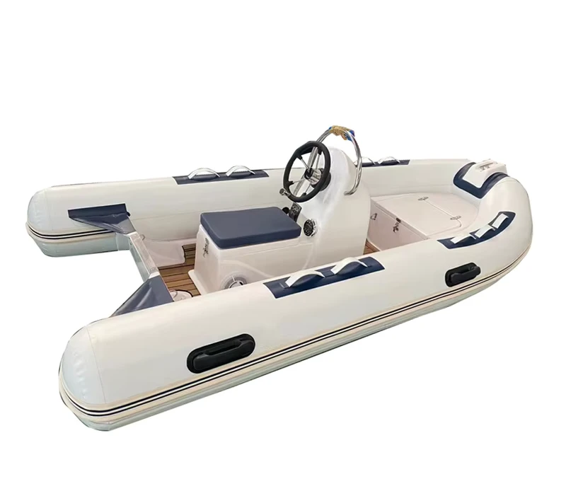 REBO RIB330B 11 pés Rib 330 Hypalon PVC 1.2mm Barco de Borracha Estável Semi Rígido com Assento de Jockey e Consola