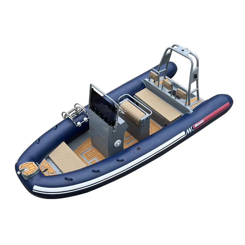 RHIB 520 lambung aluminium V dalam ringan 520